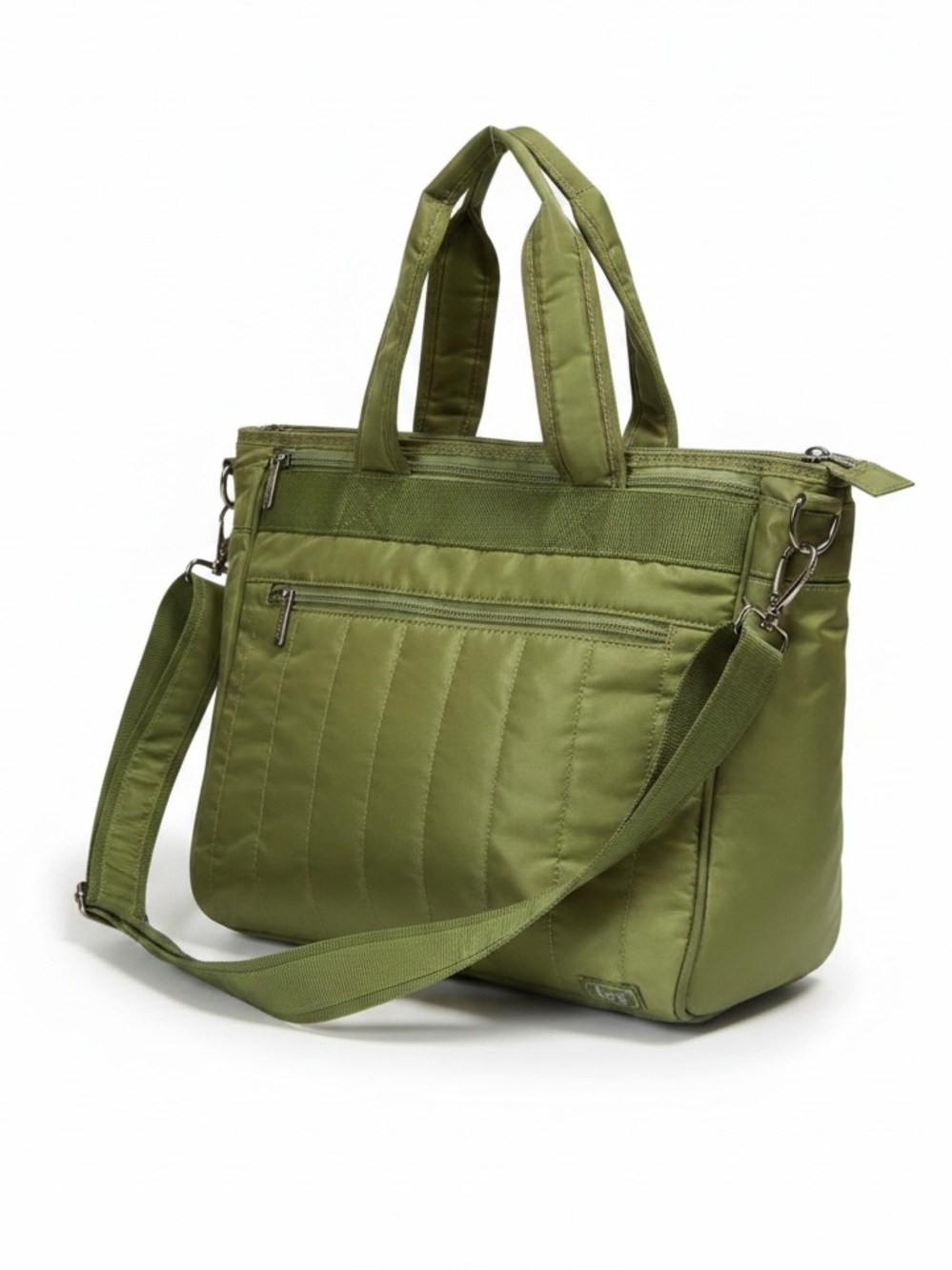 Lug Carry All Crossbody Travel Shoulder Bag Nylon Compartments Luggage Strap Zip